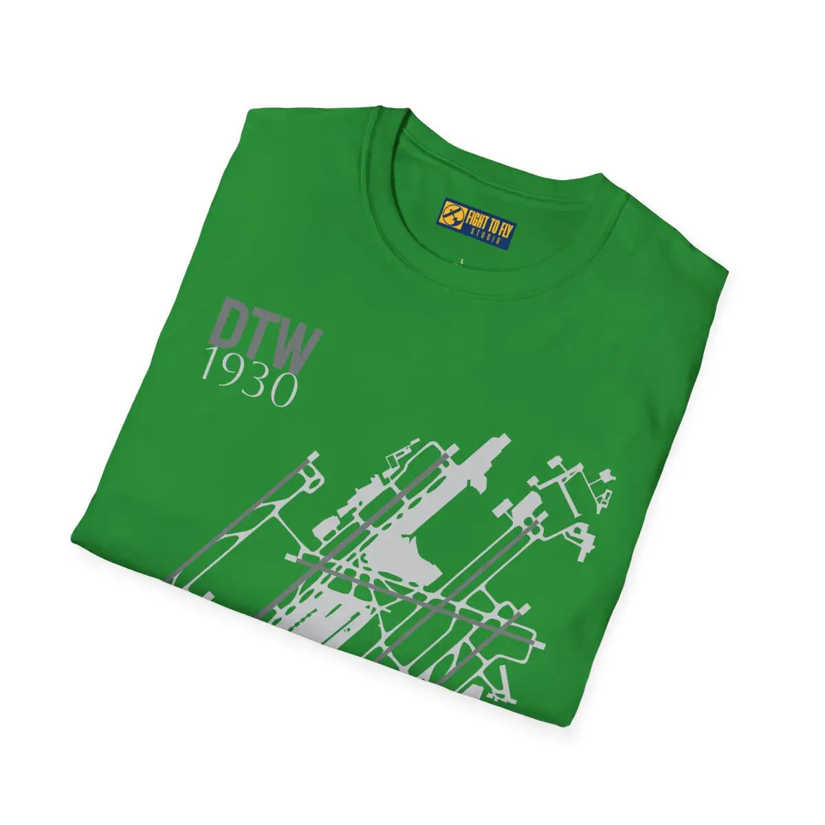DTW Detroit Metropolitan Wayne County - 1930 - Tee - T-Shirt - Gifts for pilots - Aviation apparel