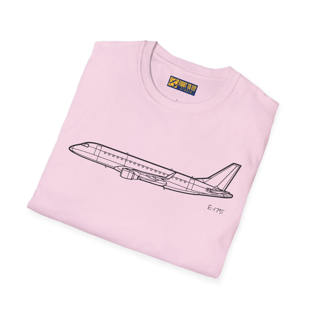 E-175 T-Shirt – Regional Jet Airliner Aviation Tee - Pilot gifts - WWII warbird t-shirt