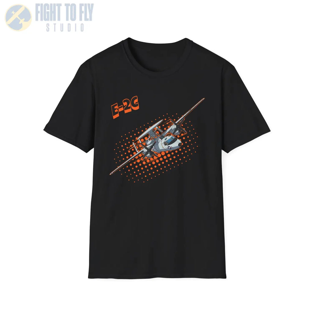 E-2C Hawkeye Comic Style T-Shirt - Pilot gifts - WWII warbird t-shirt