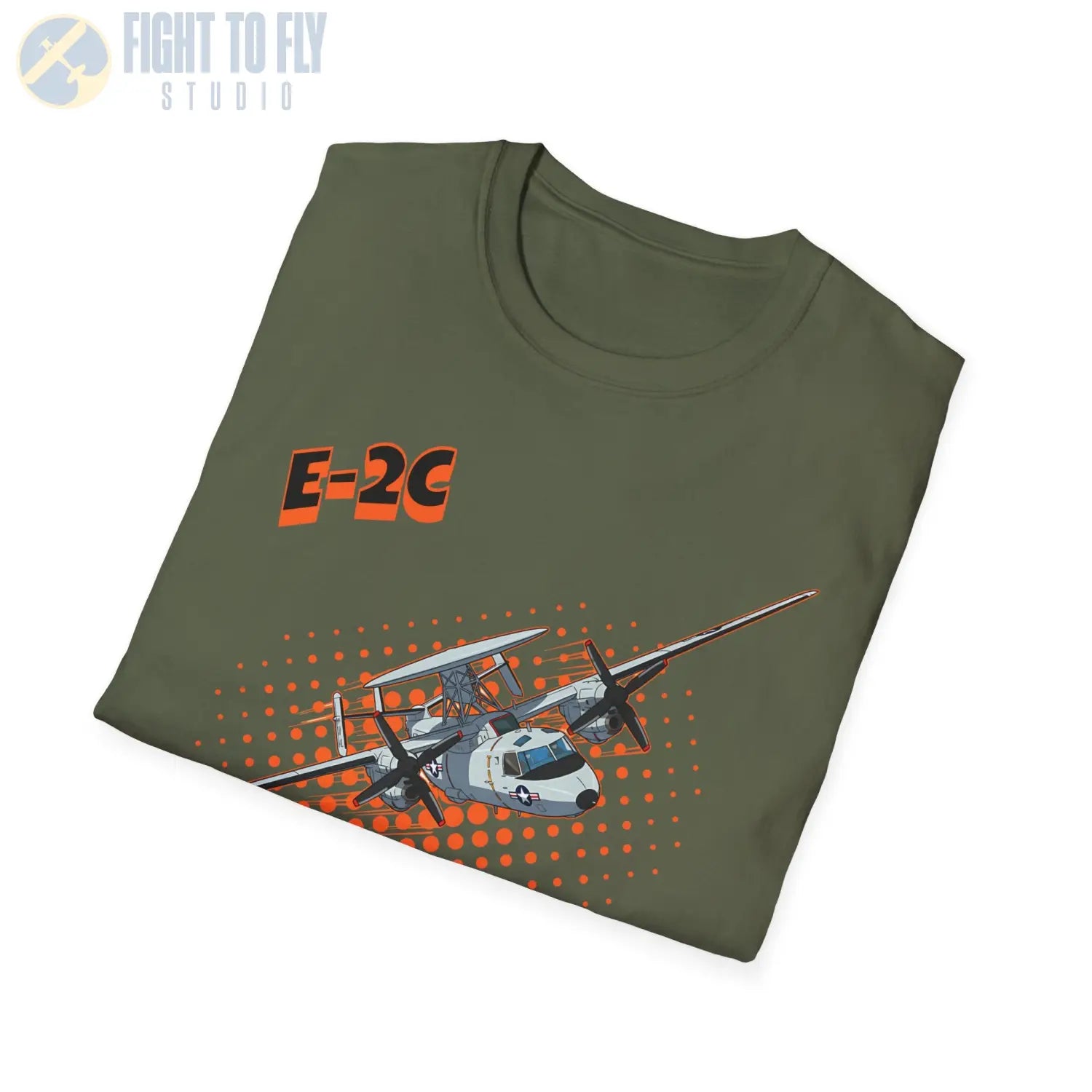 E-2C Hawkeye Comic Style T-Shirt - Pilot gifts - WWII warbird t-shirt