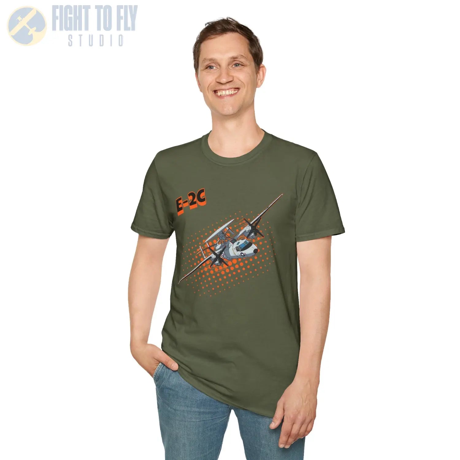 E-2C Hawkeye Comic Style T-Shirt - Pilot gifts - WWII warbird t-shirt