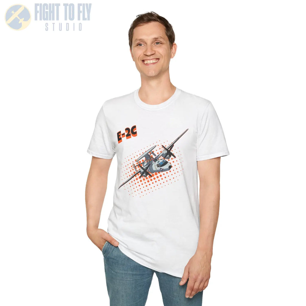 E-2C Hawkeye Comic Style T-Shirt - Pilot gifts - WWII warbird t-shirt