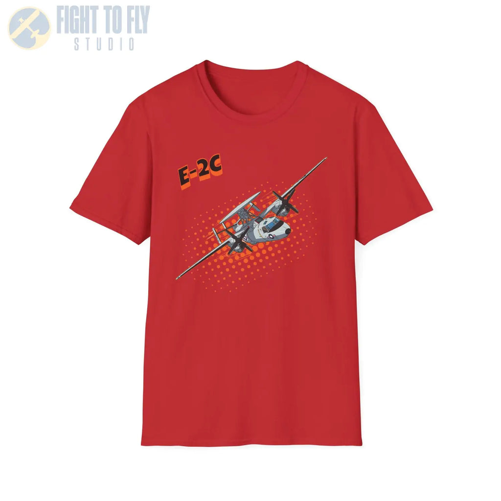 E-2C Hawkeye Comic Style T-Shirt - Pilot gifts - WWII warbird t-shirt