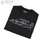 E-2D Hawkeye AEWC T-Shirt - Pilot gifts - WWII warbird t-shirt