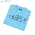 E-2D Hawkeye AEWC T-Shirt - Pilot gifts - WWII warbird t-shirt