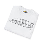 E-2D Hawkeye AEWC T-Shirt - Pilot gifts - WWII warbird t-shirt