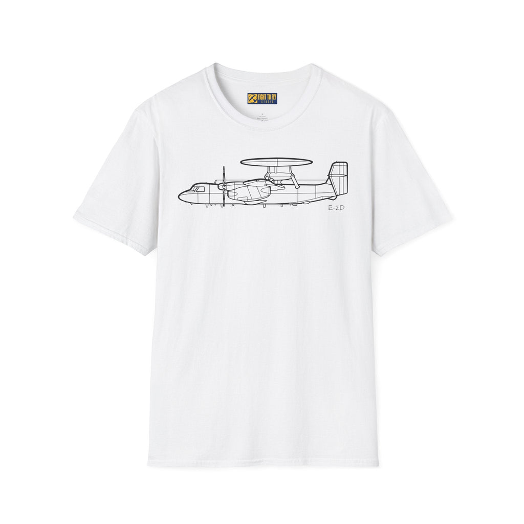 E-2D T-Shirt – Advanced Hawkeye Radar Aircraft Aviation Tee - Pilot gifts - WWII warbird t-shirt