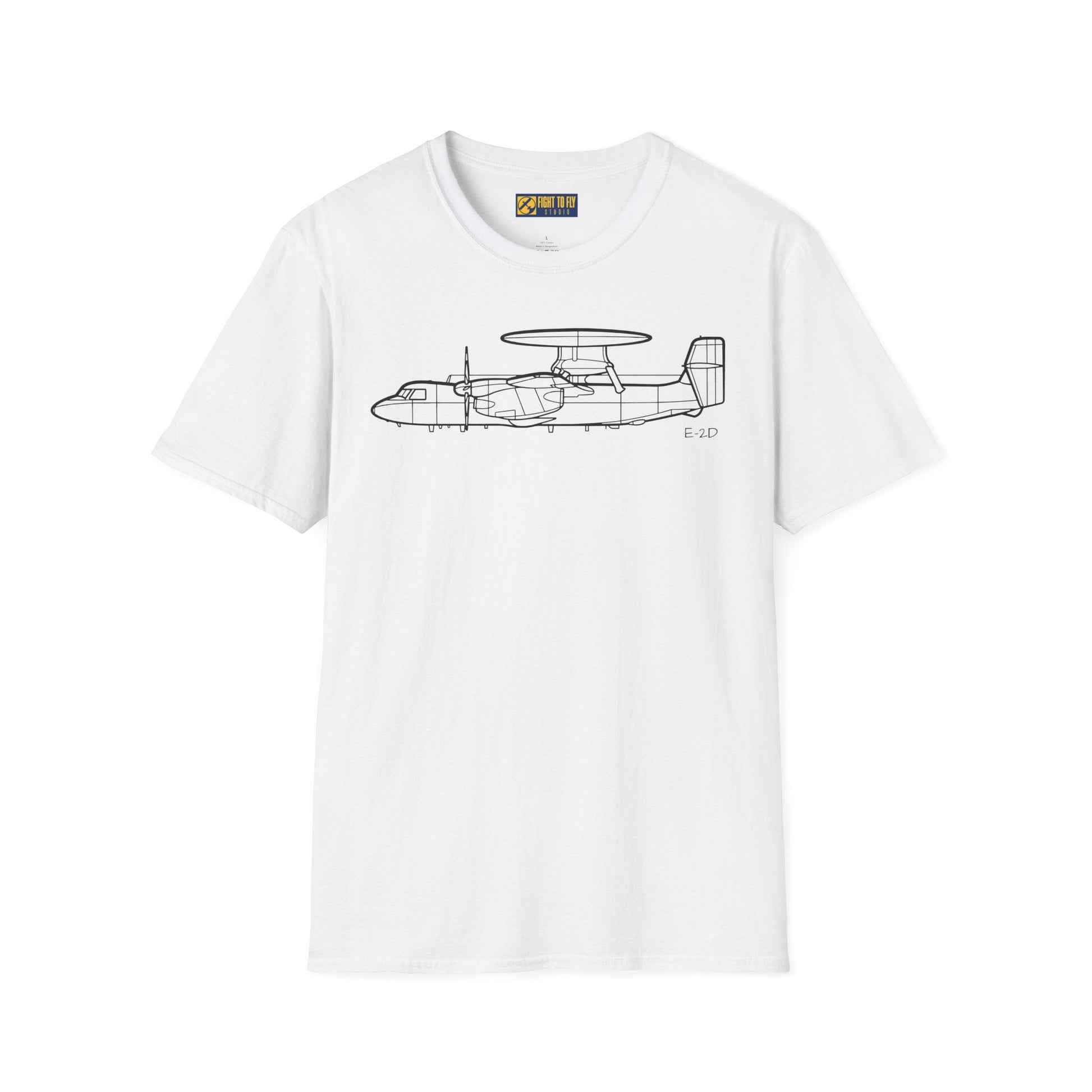 E-2D T-Shirt – Advanced Hawkeye Radar Aircraft Aviation Tee - Pilot gifts - WWII warbird t-shirt