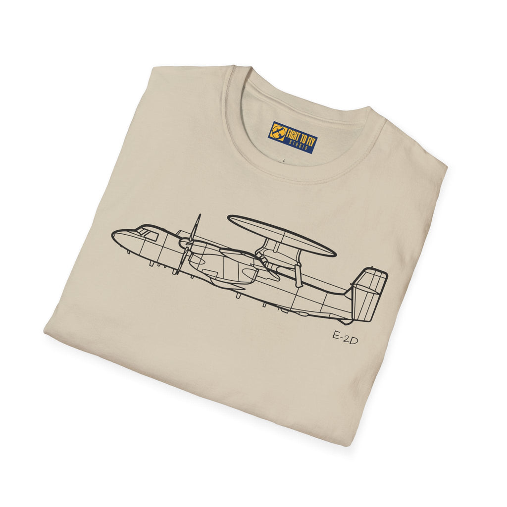E-2D T-Shirt – Advanced Hawkeye Radar Aircraft Aviation Tee - Pilot gifts - WWII warbird t-shirt