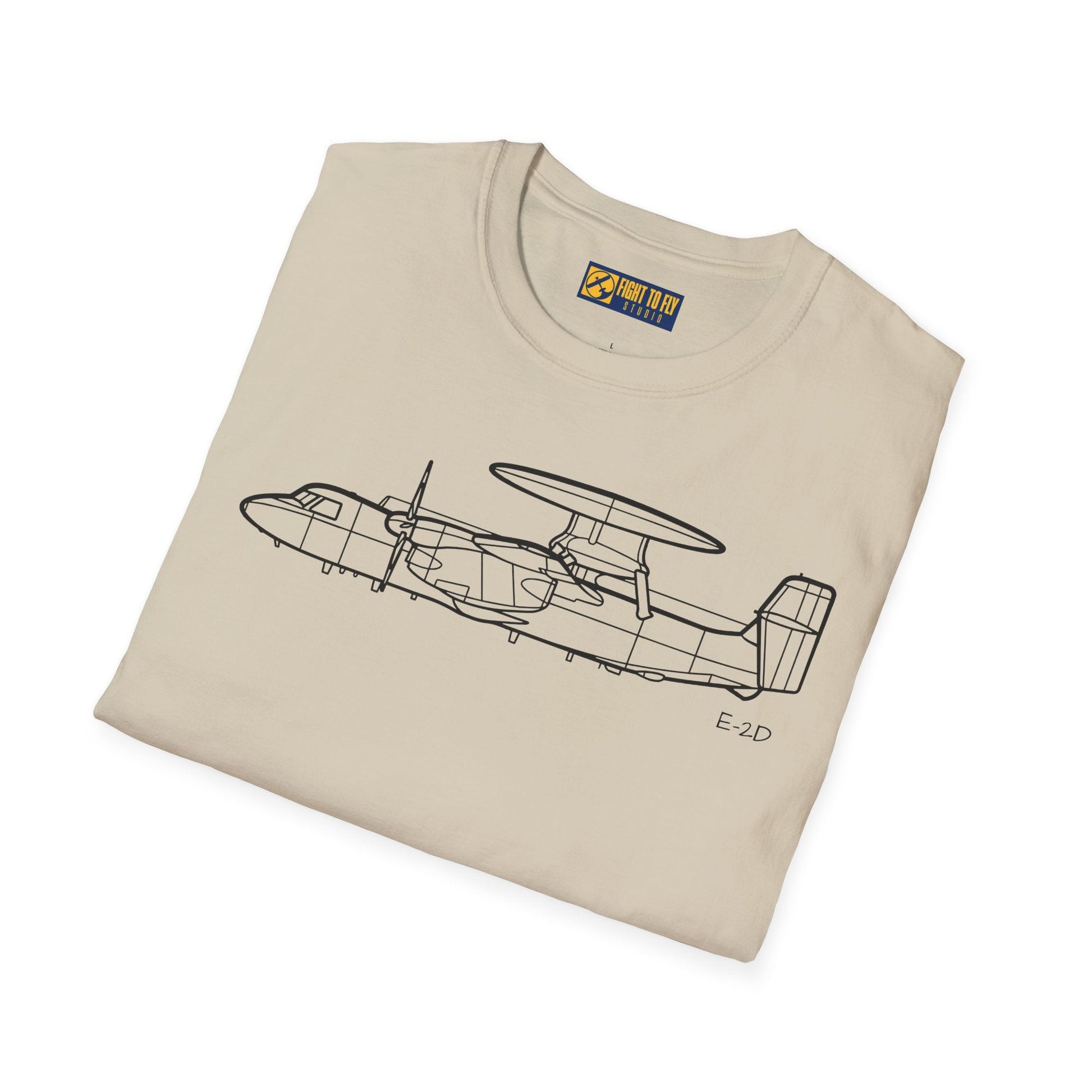 E-2D T-Shirt – Advanced Hawkeye Radar Aircraft Aviation Tee - Pilot gifts - WWII warbird t-shirt