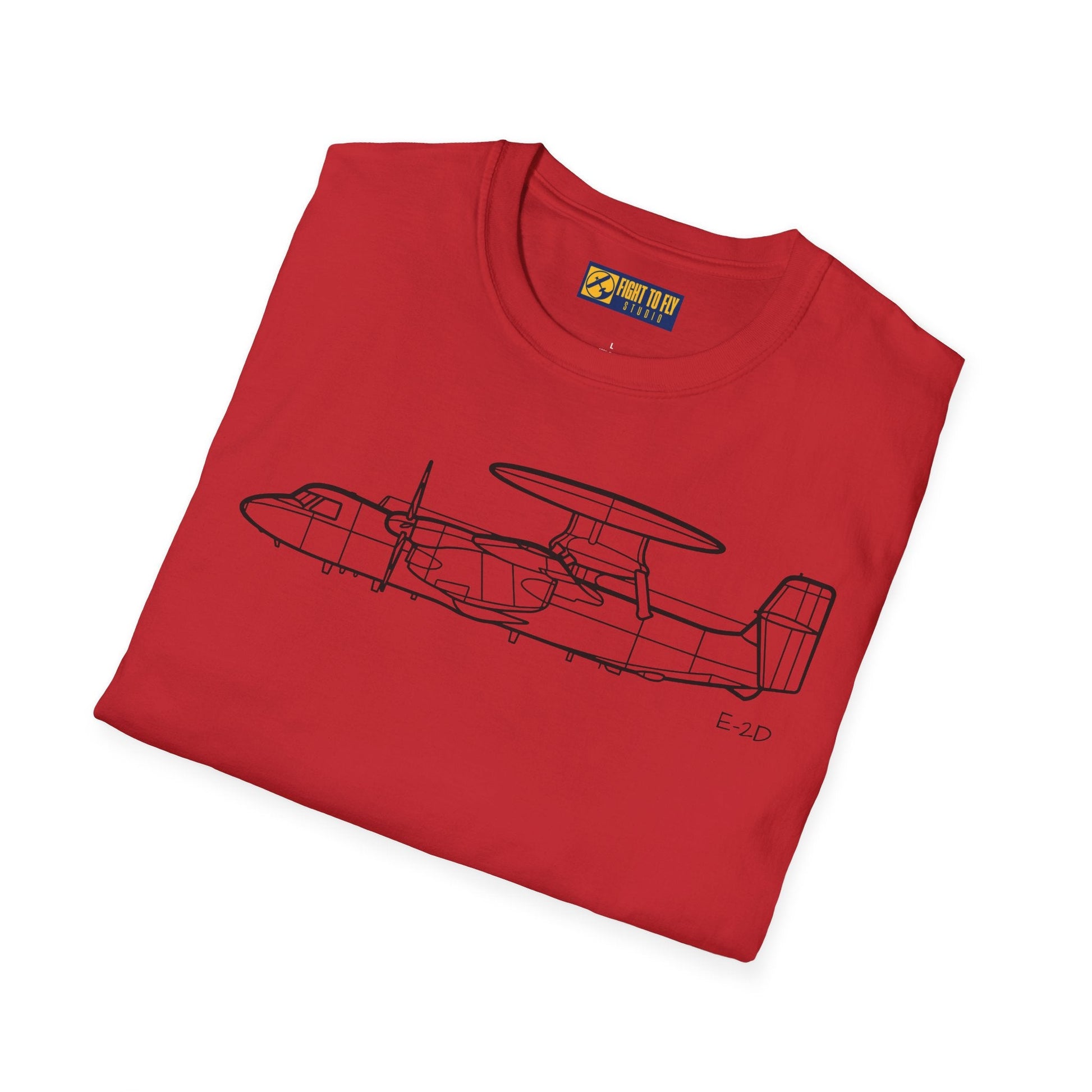 E-2D T-Shirt – Advanced Hawkeye Radar Aircraft Aviation Tee - Pilot gifts - WWII warbird t-shirt
