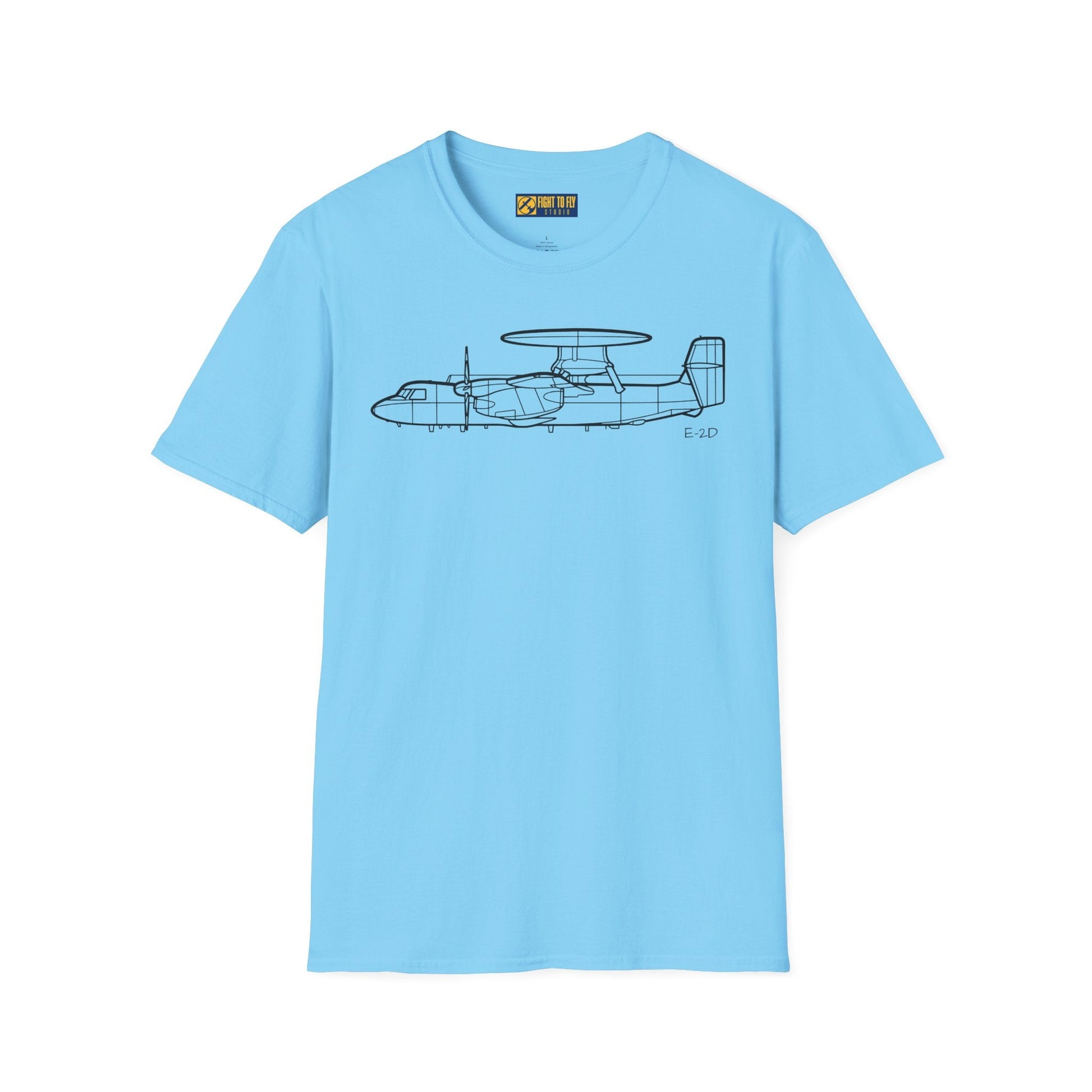 E-2D T-Shirt – Advanced Hawkeye Radar Aircraft Aviation Tee - Pilot gifts - WWII warbird t-shirt