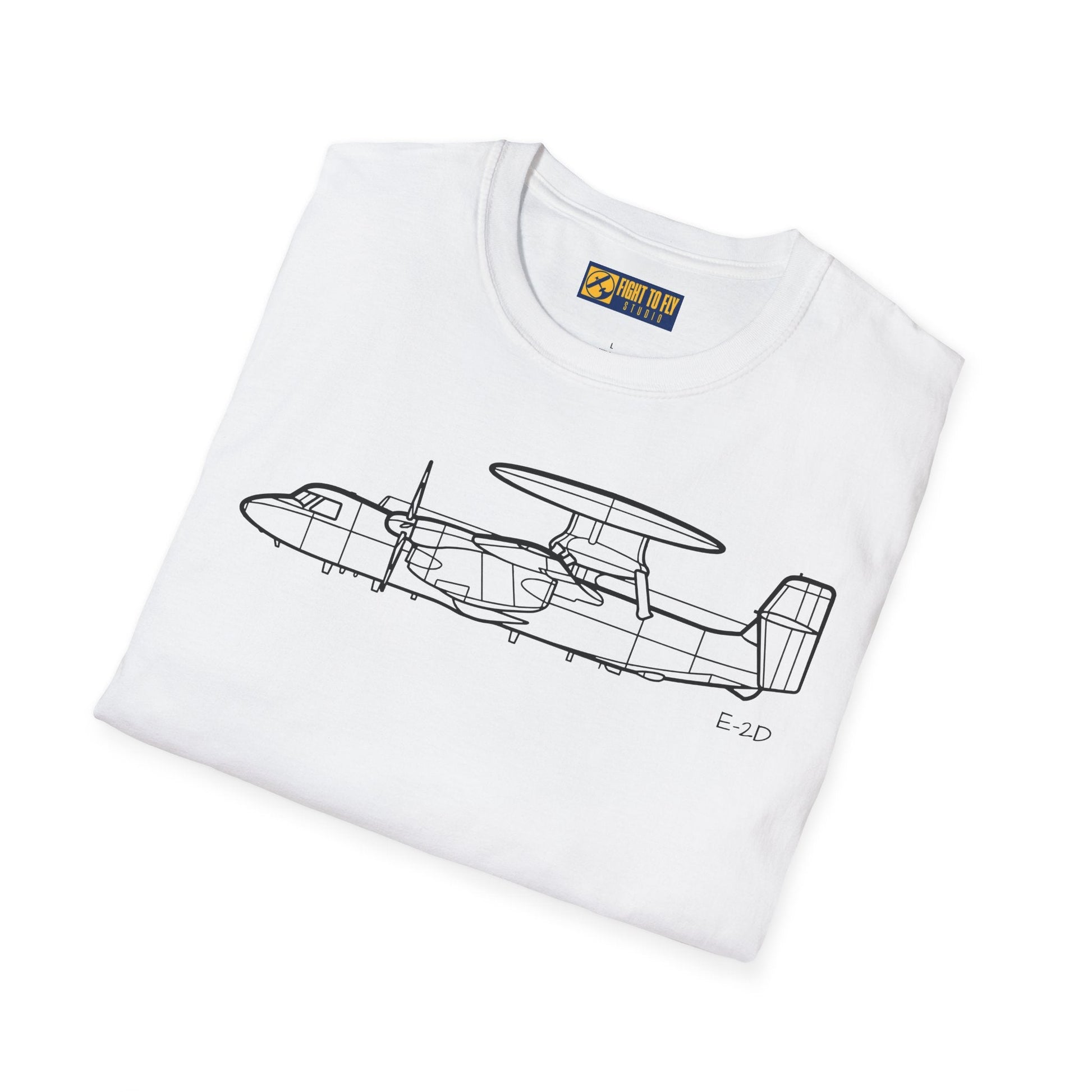 E-2D T-Shirt – Advanced Hawkeye Radar Aircraft Aviation Tee - Pilot gifts - WWII warbird t-shirt