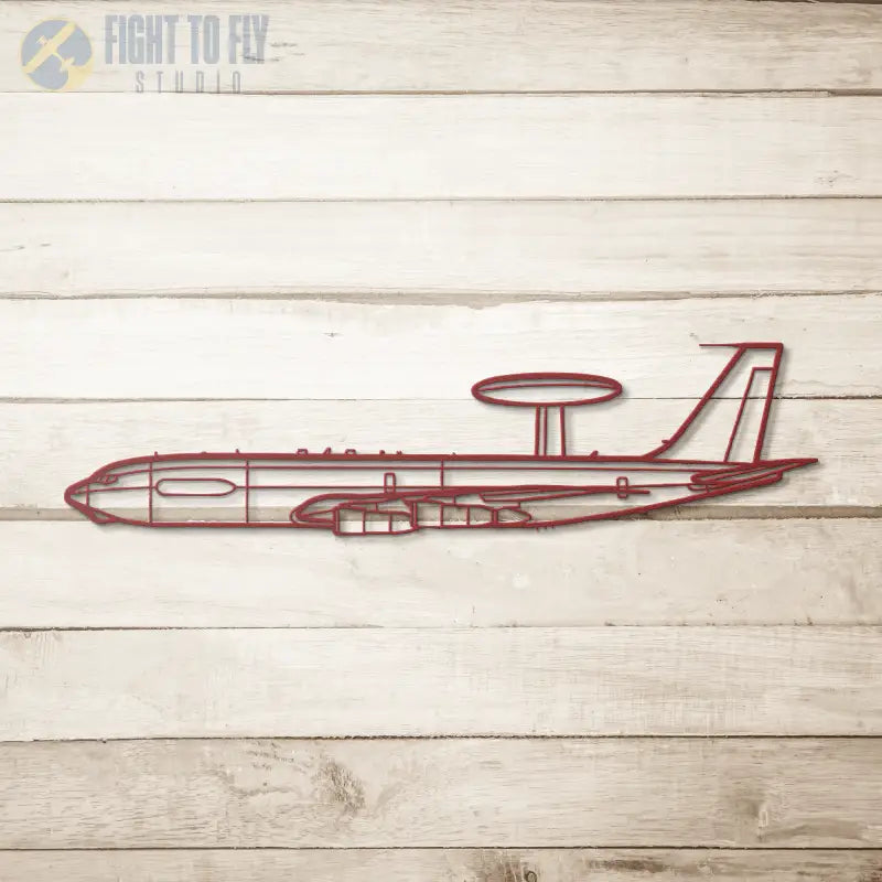 E-3C Die Cut Metal Wall Art - Sign - Pilot gifts - WWII warbird t-shirt