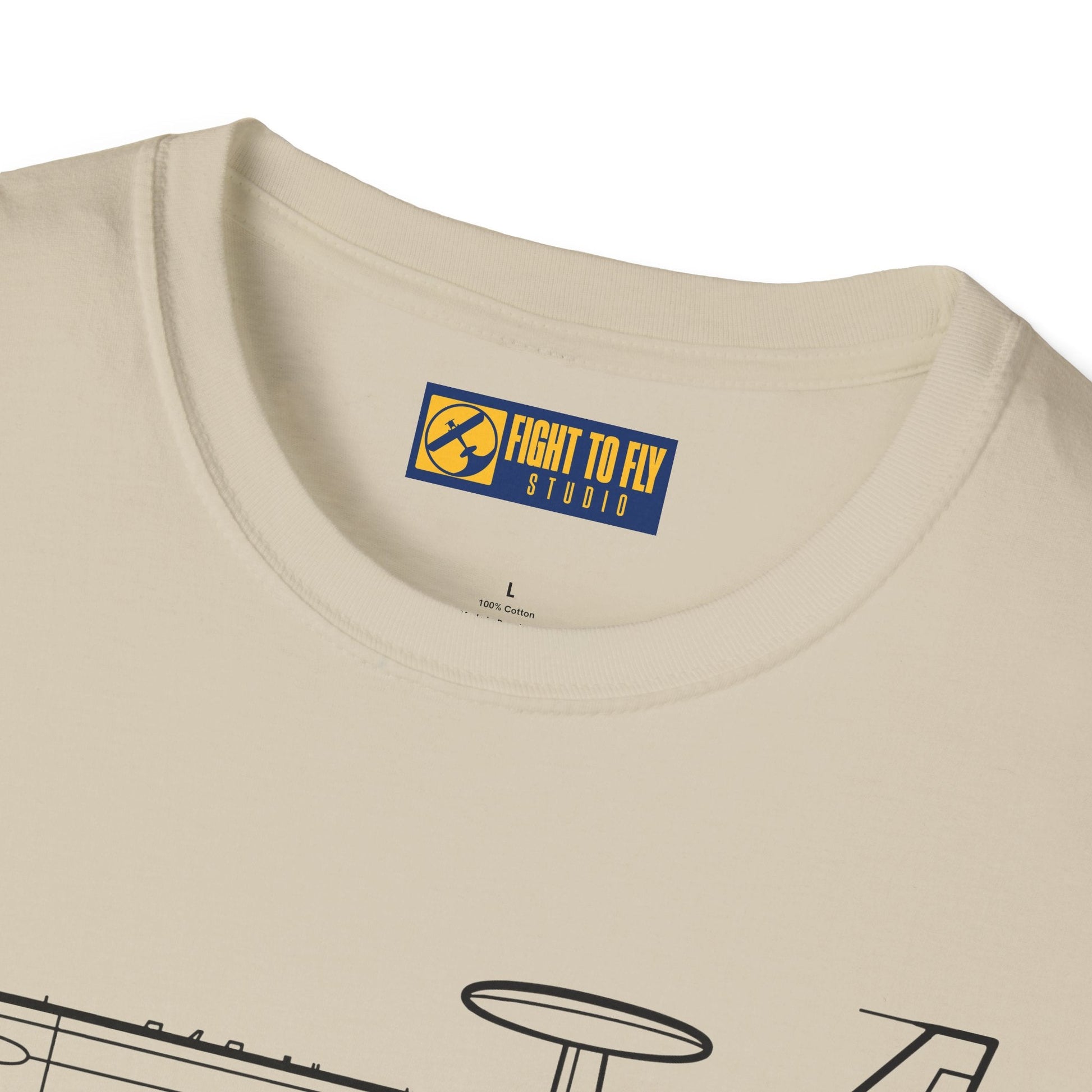 E-3C T-Shirt – AWACS Airborne Warning Aircraft Aviation Tee - Pilot gifts - WWII warbird t-shirt