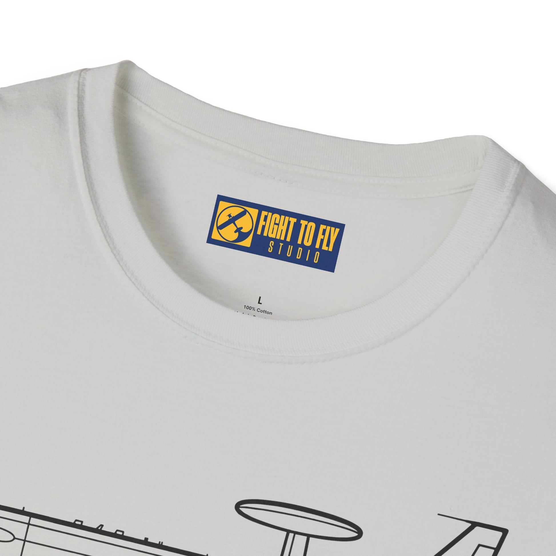 E-3C T-Shirt – AWACS Airborne Warning Aircraft Aviation Tee - Pilot gifts - WWII warbird t-shirt