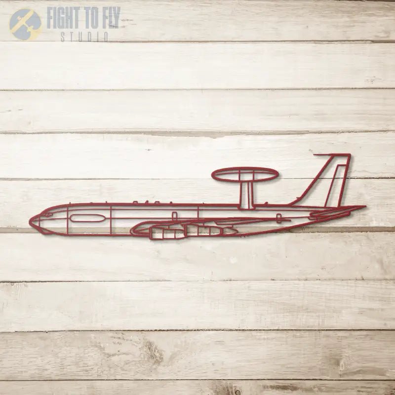 E-3G Die Cut Metal Wall Art - Sign - Pilot gifts - WWII warbird t-shirt
