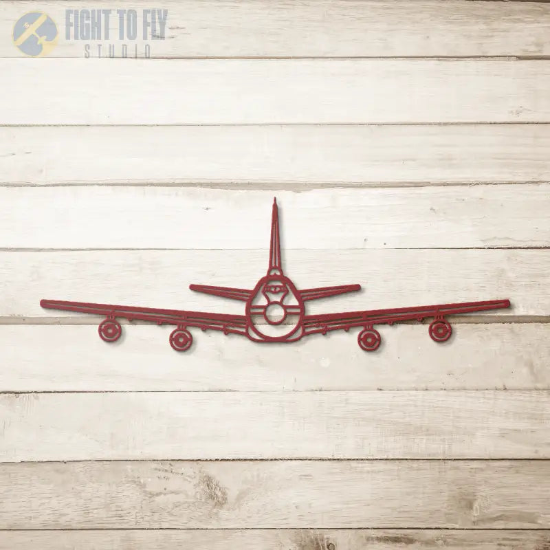 E-4B Front Die Cut Metal Wall Art - Sign - Pilot gifts - WWII warbird t-shirt