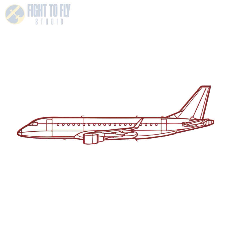 E175 Die Cut Metal Wall Art - Sign - Pilot gifts - WWII warbird t-shirt