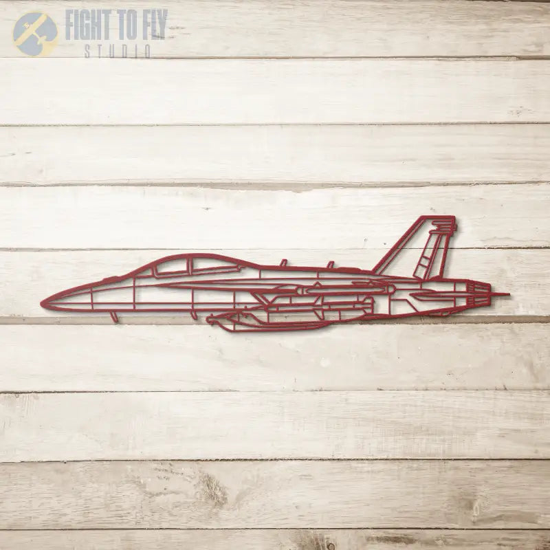 EA-18G Die Cut Metal Wall Art - Sign - Pilot gifts - WWII warbird t-shirt