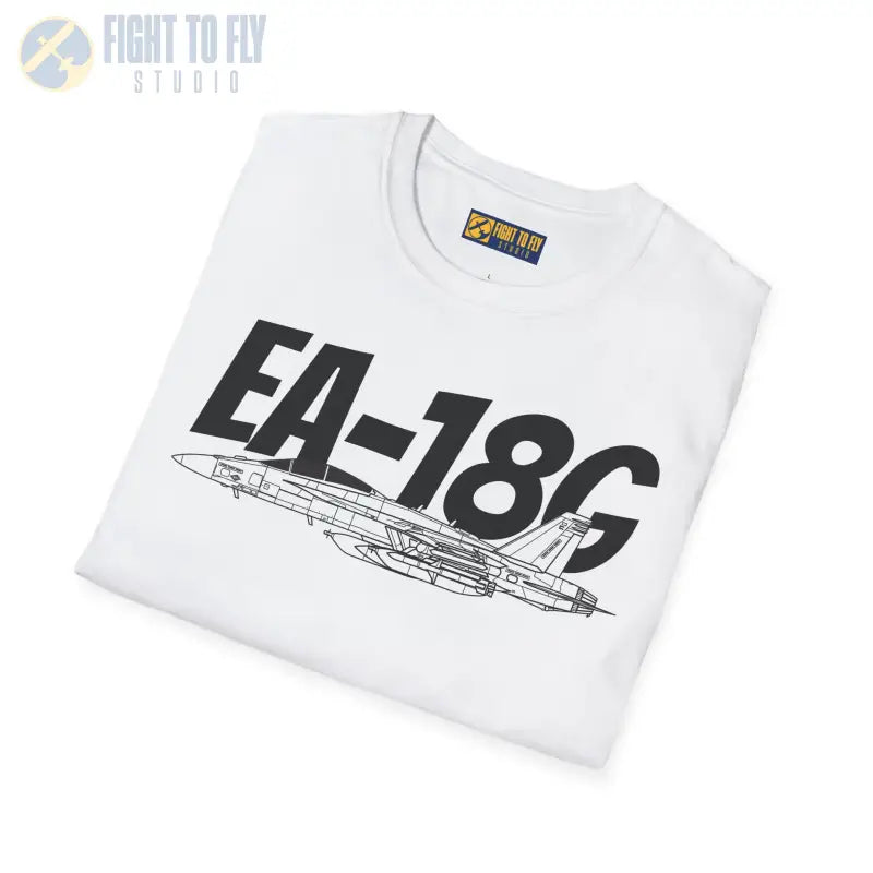 EA-18G Side Profile T-Shirt – Electronic Attack Navy Jet Tee - Pilot gifts - WWII warbird t-shirt