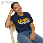 EA-18G Growler Side Profile T-Shirt - Pilot gifts - WWII warbird t-shirt