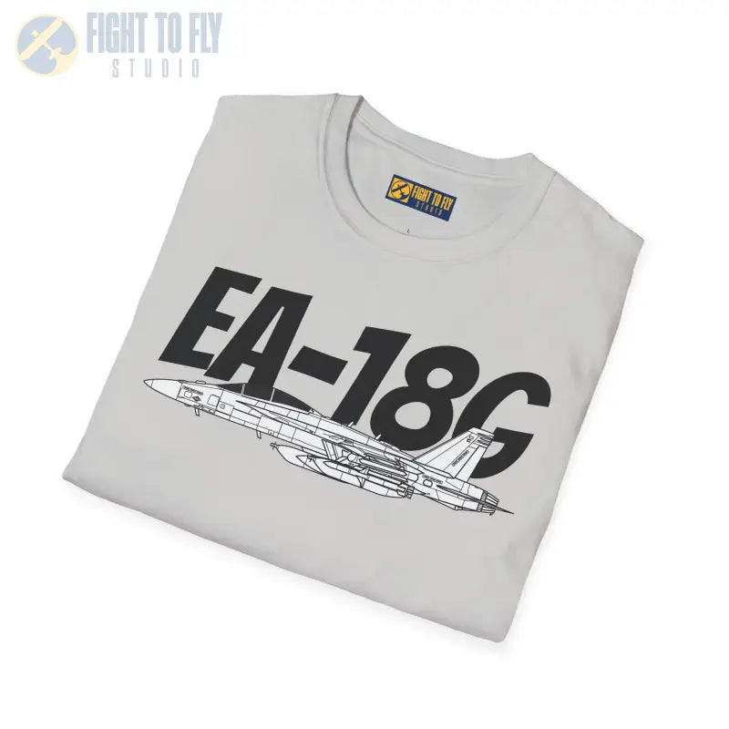 EA-18G Side Profile T-Shirt – Electronic Attack Navy Jet Tee - Pilot gifts - WWII warbird t-shirt