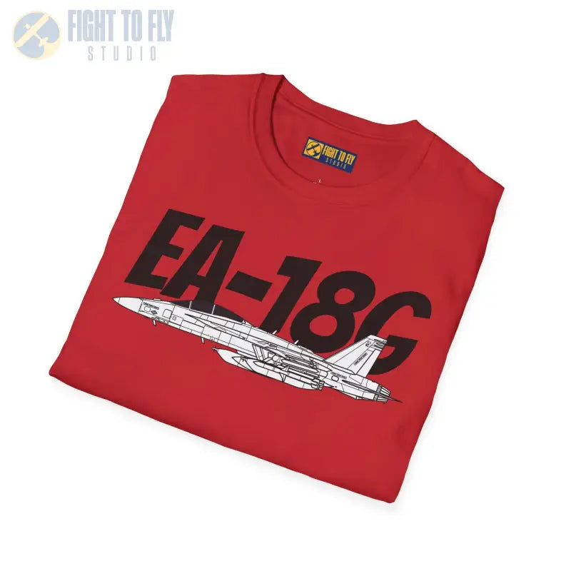 EA-18G Side Profile T-Shirt – Electronic Attack Navy Jet Tee - Pilot gifts - WWII warbird t-shirt