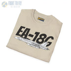 EA-18G Growler Side Profile T-Shirt - Pilot gifts - WWII warbird t-shirt