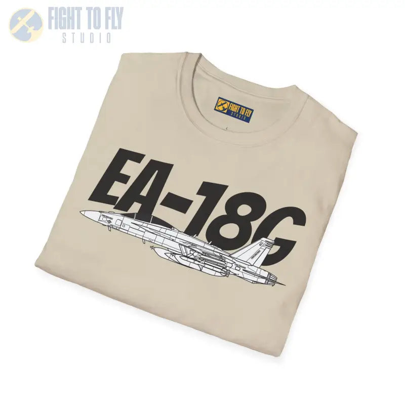 EA-18G Side Profile T-Shirt – Electronic Attack Navy Jet Tee - Pilot gifts - WWII warbird t-shirt