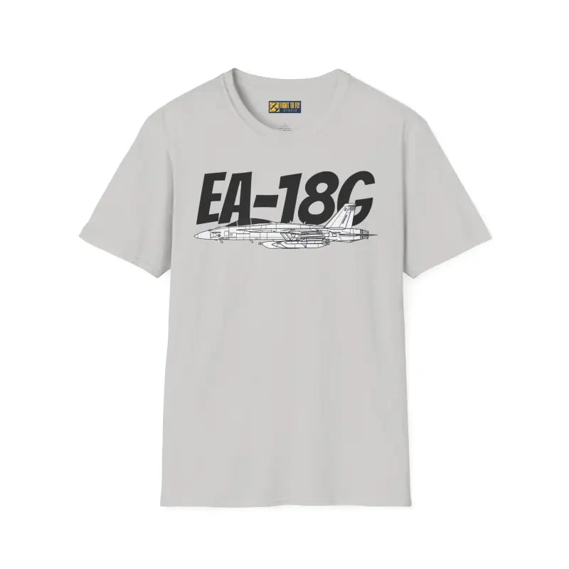 EA-18G Side Profile T-Shirt – Electronic Attack Navy Jet Tee - Pilot gifts - WWII warbird t-shirt
