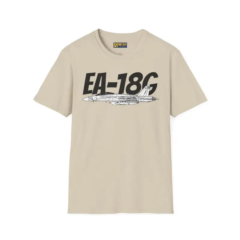 EA-18G Side Profile T-Shirt – Electronic Attack Navy Jet Tee - Pilot gifts - WWII warbird t-shirt