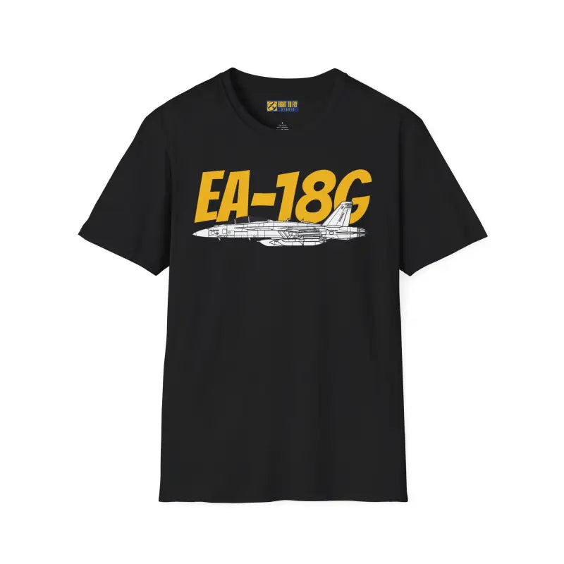 EA-18G Side Profile T-Shirt – Electronic Attack Navy Jet Tee - Pilot gifts - WWII warbird t-shirt