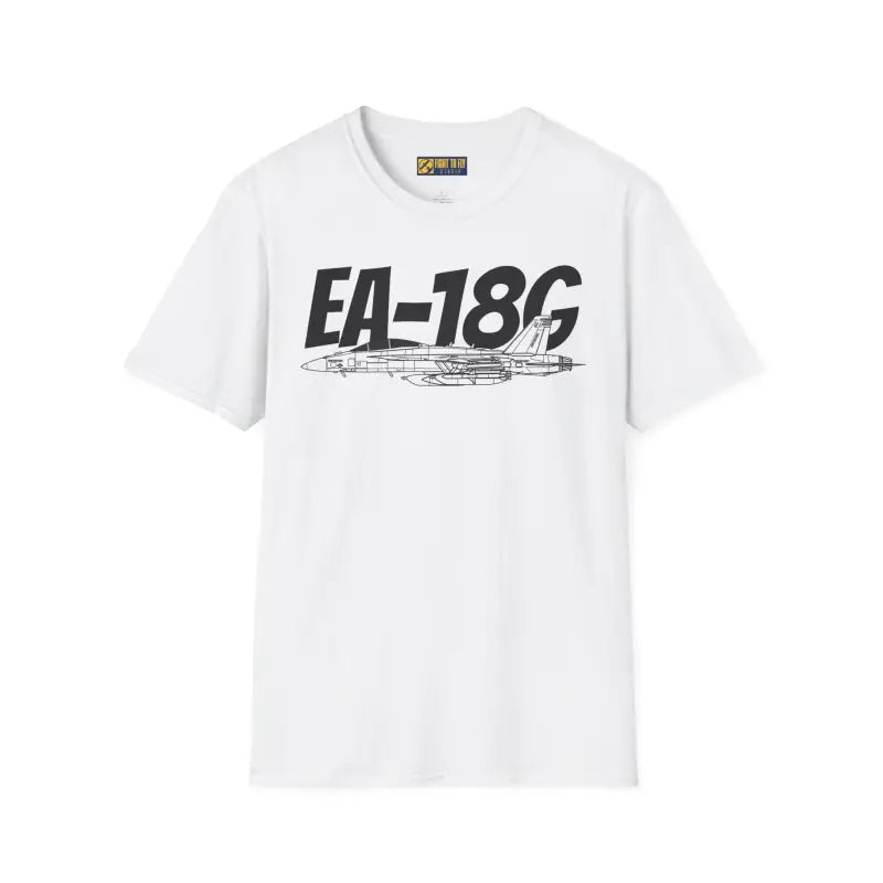 EA-18G Side Profile T-Shirt – Electronic Attack Navy Jet Tee - Pilot gifts - WWII warbird t-shirt