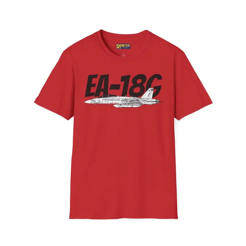 EA-18G Side Profile T-Shirt – Electronic Attack Navy Jet Tee - Pilot gifts - WWII warbird t-shirt