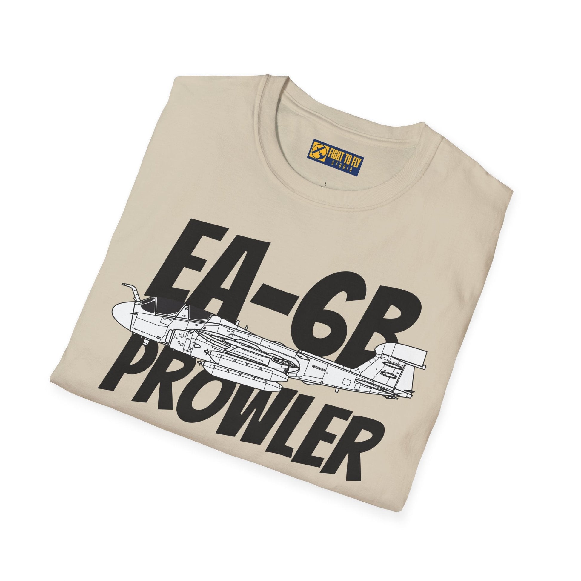 EA-6B Prowler Side Profile T-Shirt – Electronic Warfare Jet Tee - Gifts for pilots - Aviation apparel