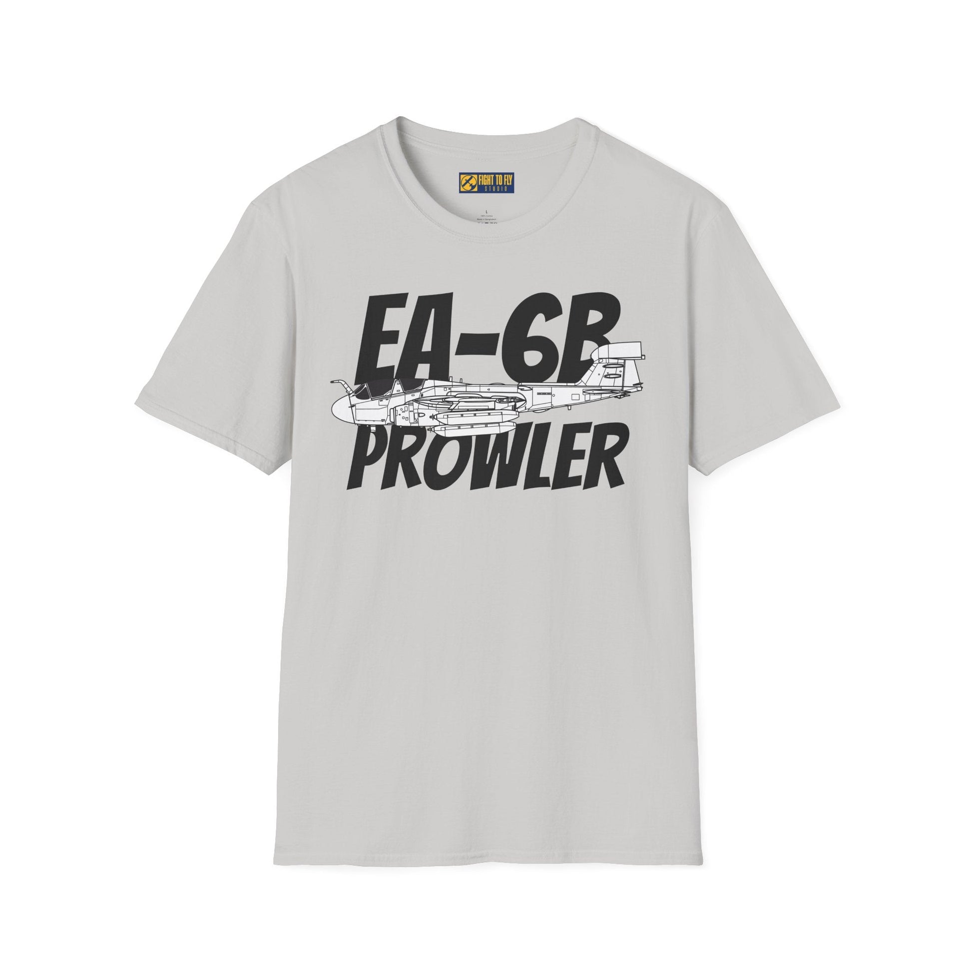 EA-6B Prowler Side Profile T-Shirt – Electronic Warfare Jet Tee - Gifts for pilots - Aviation apparel