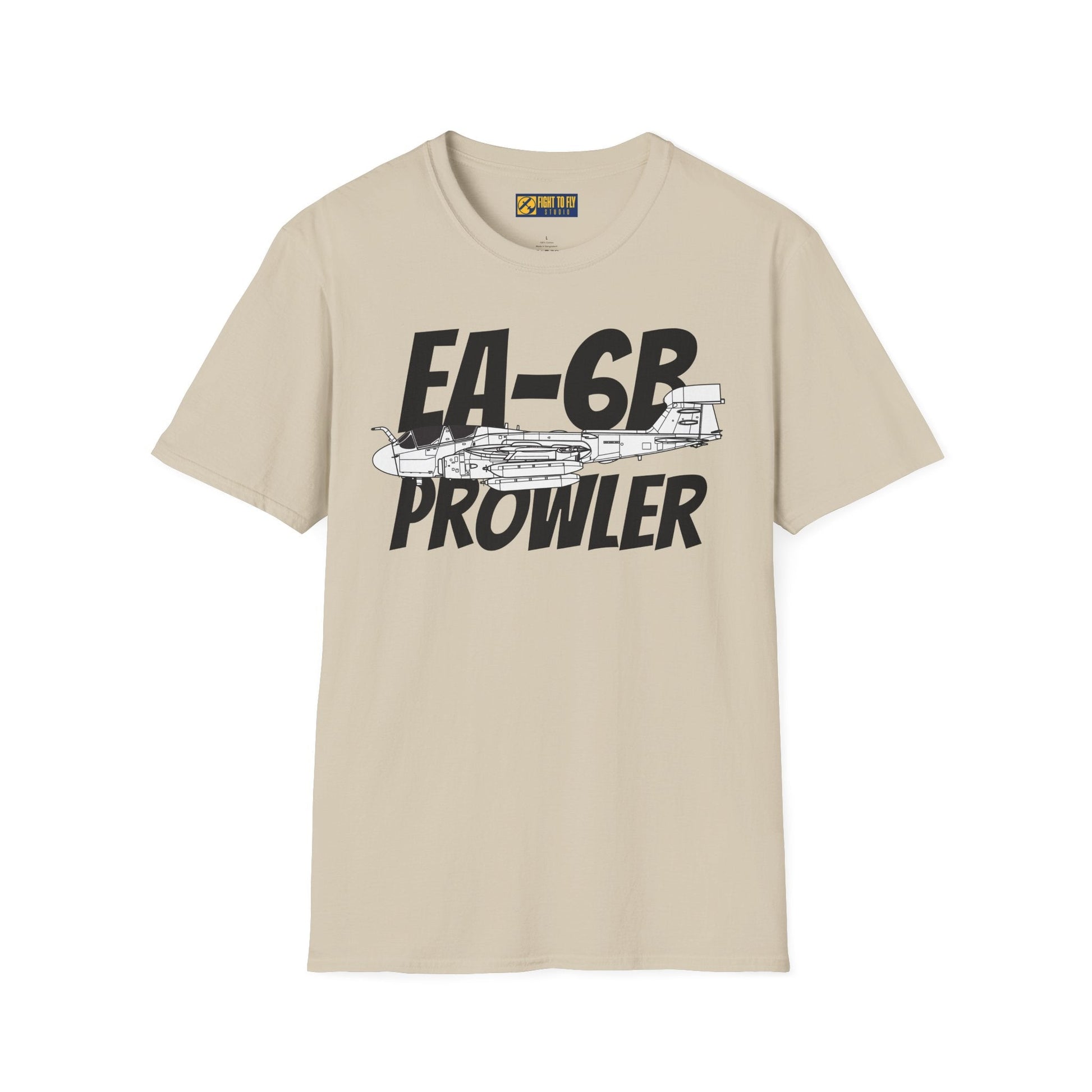 EA-6B Prowler Side Profile T-Shirt – Electronic Warfare Jet Tee - Gifts for pilots - Aviation apparel