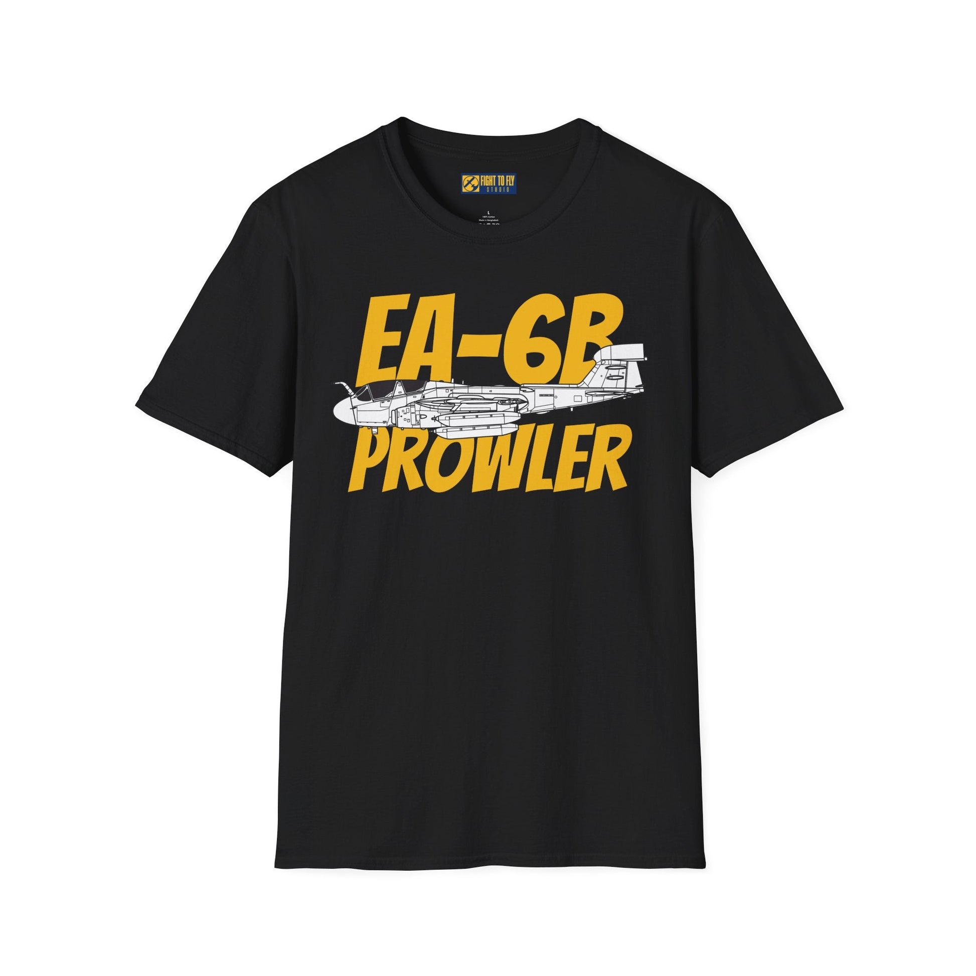 EA-6B Prowler Side Profile T-Shirt – Electronic Warfare Jet Tee - Gifts for pilots - Aviation apparel