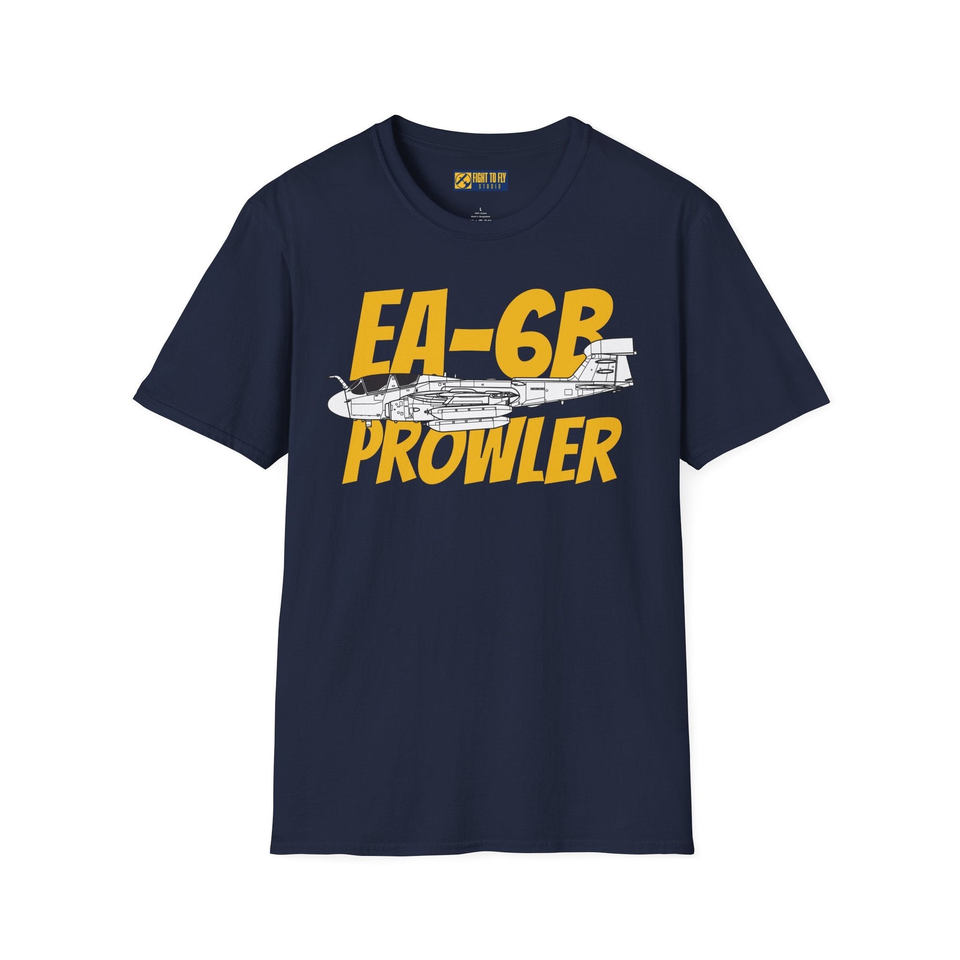 EA-6B Prowler Side Profile T-Shirt – Electronic Warfare Jet Tee - Gifts for pilots - Aviation apparel