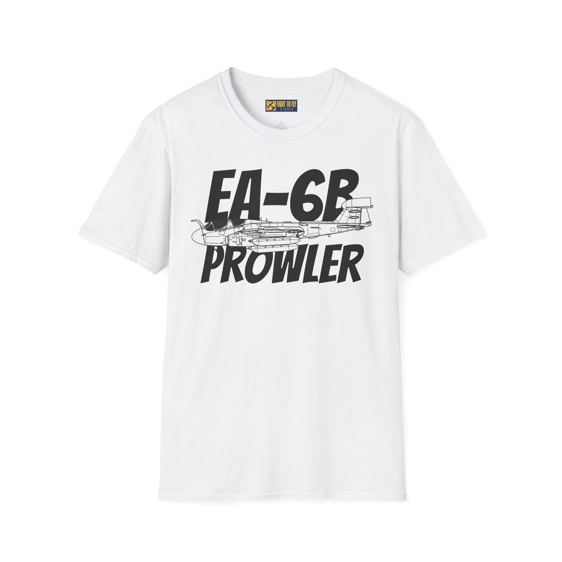 EA-6B Prowler Side Profile T-Shirt – Electronic Warfare Jet Tee - Gifts for pilots - Aviation apparel