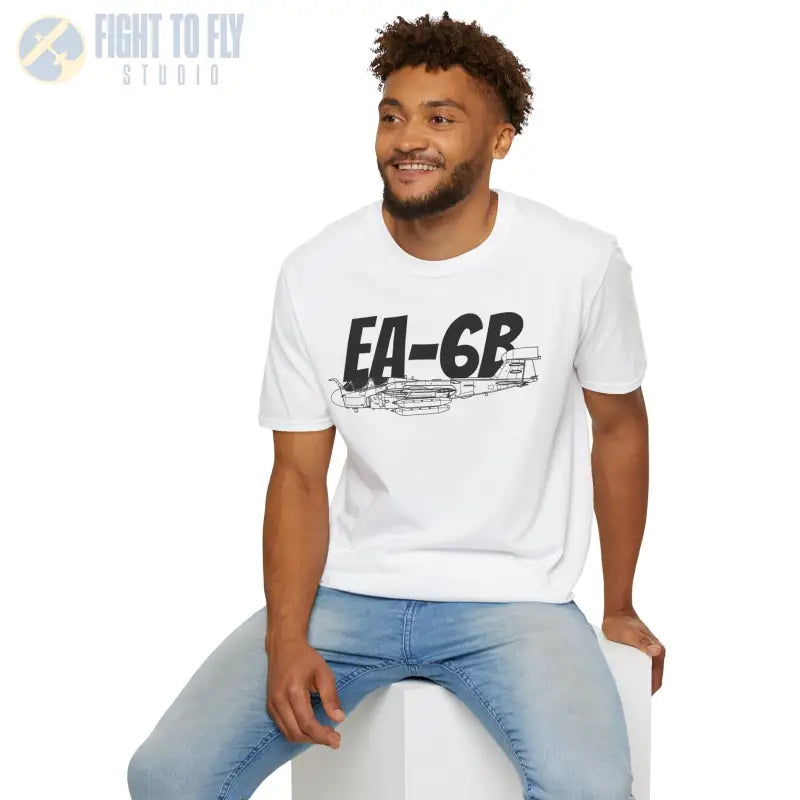 EA-6B Side Profile T-Shirt – Electronic Warfare Jet Tee - Pilot gifts - WWII warbird t-shirt