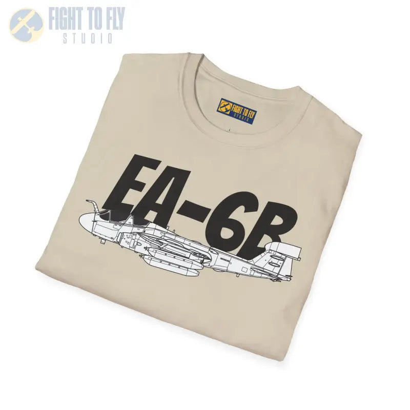 EA-6B Prowler Side Profile T-Shirt - Pilot gifts - WWII warbird t-shirt