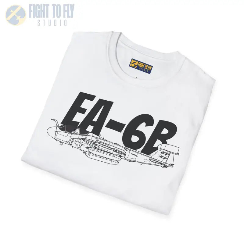 EA-6B Prowler Side Profile T-Shirt - Pilot gifts - WWII warbird t-shirt