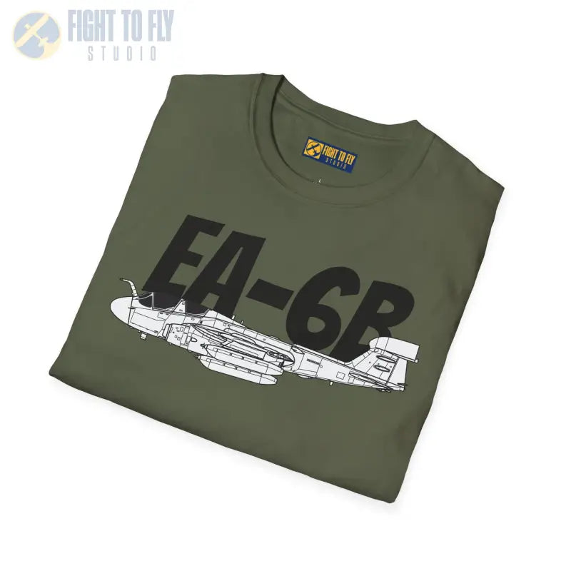 EA-6B Side Profile T-Shirt – Electronic Warfare Jet Tee - Pilot gifts - WWII warbird t-shirt
