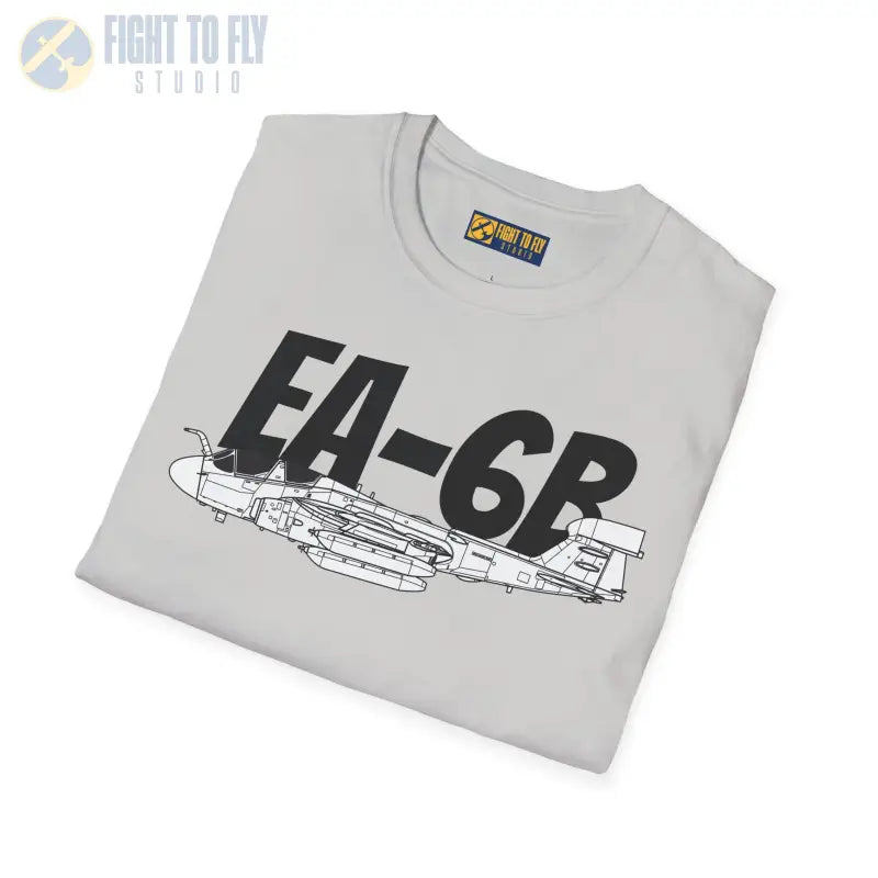 EA-6B Prowler Side Profile T-Shirt - Pilot gifts - WWII warbird t-shirt