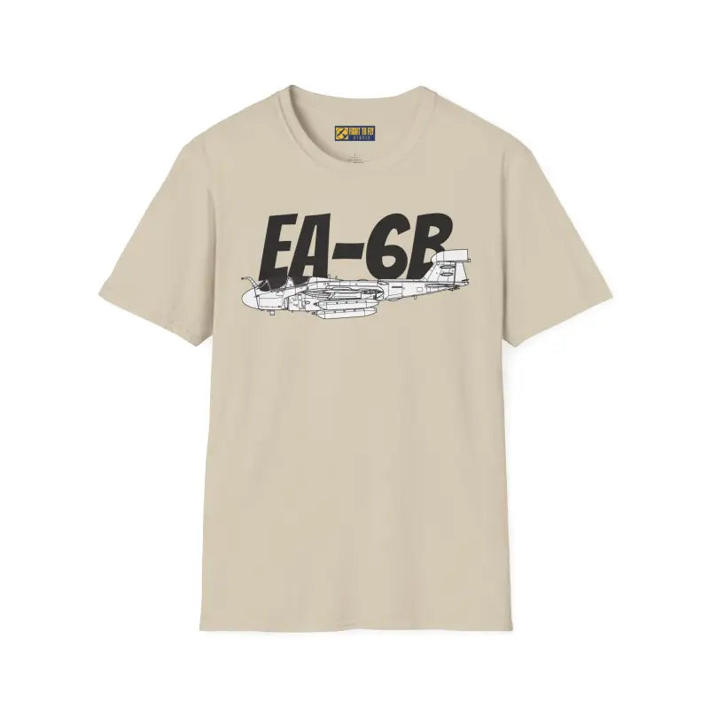 EA-6B Prowler Side Profile T-Shirt - Pilot gifts - WWII warbird t-shirt