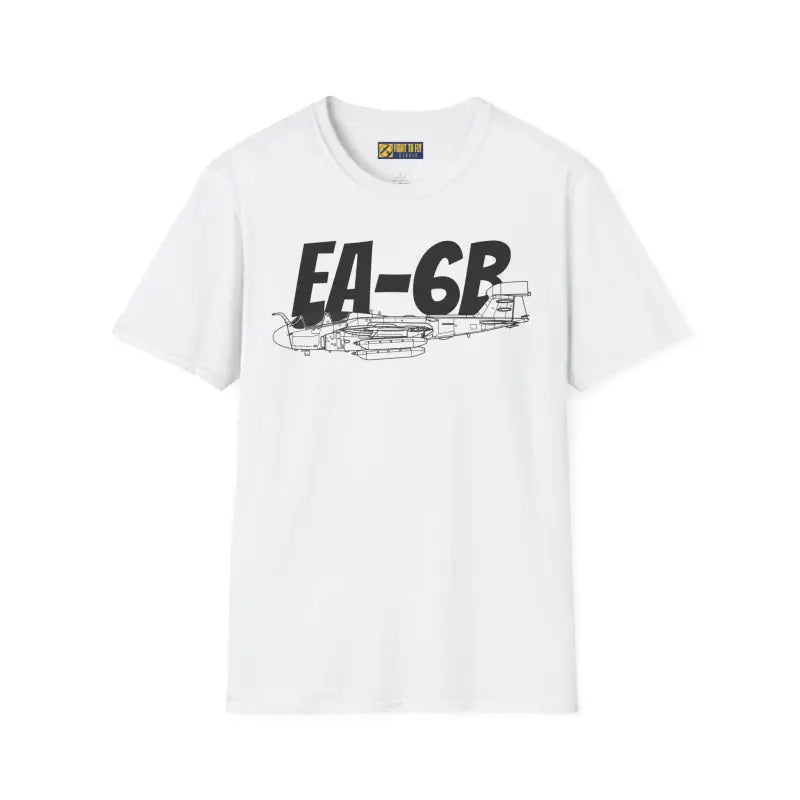EA-6B Prowler Side Profile T-Shirt - Pilot gifts - WWII warbird t-shirt