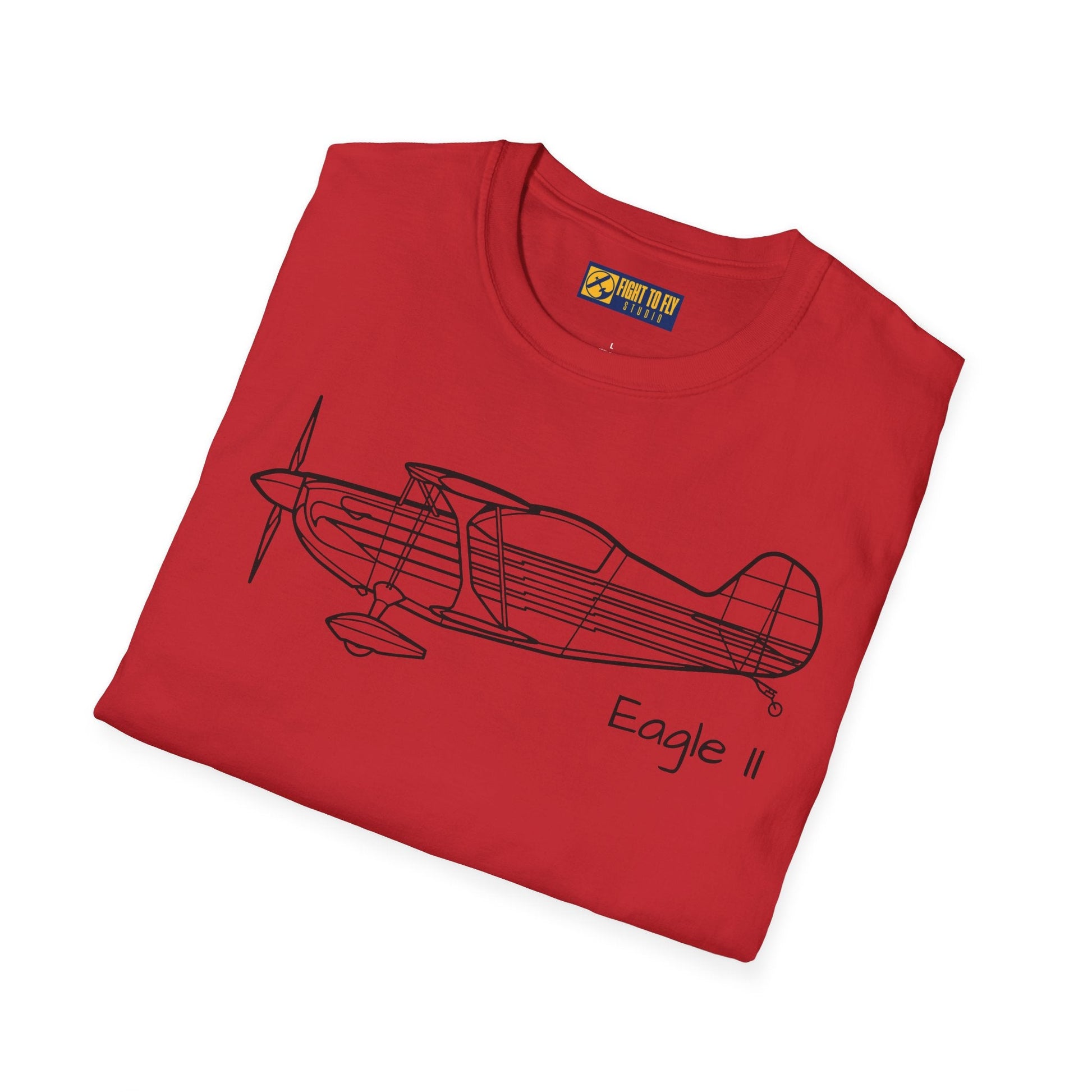 Eagle II T-Shirt – Christen Classic Aerobatic Biplane Tee - Gifts for pilots - Aviation apparel