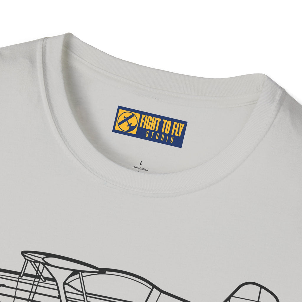 Eagle II T-Shirt – Christen Classic Aerobatic Biplane Tee - Gifts for pilots - Aviation apparel